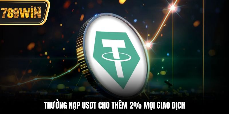 Thưởng nạp USDT cho thêm 2% mọi giao dịch